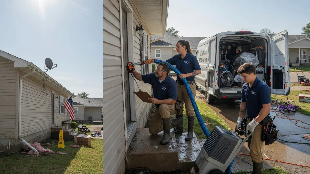 Ceiling Water Damage Restoration in Westport, IN near me